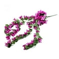 thumbnail image 4 of Sufanic 4 Petals 2.8Ft Fake Ivy Vine Flowers Garlands Plants Artificial Flower Hanging Ivy for Home Hotel Office Wedding Party Garden Craft Art Wall Decor,Fuchsia, 4 of 10