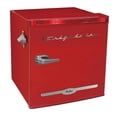 thumbnail image 1 of Frigidaire 1.6 Cu. ft. Retro Mini Fridge with Side Bottle Opener, Compact Refrigerator with Freezer Compartment, Red, 1 of 2