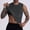 Black, variant on Men's High Elastic Compression Tank Top, Breathable Sleeveless Shirt for Running, Hiking and Basketball White XL