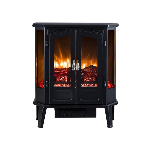 HearthPro 5Sided Infrared Electric Stove in Black