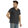 thumbnail image 3 of Inkmeso T-Shirt de Base à Col en V pour Homme, Manches Courtes, Uni, Coupe Régulière, en Coton, 3 of 7