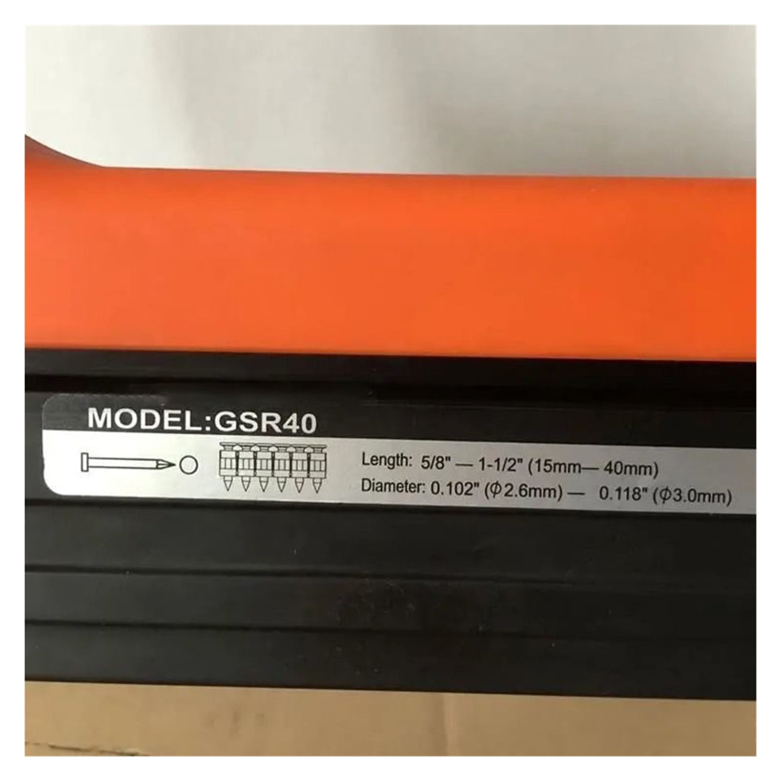 Adjustable Cordless Fast Gas Nailer Air Nailer for Woodworking Concrete Door and Window Trough Decorative Fixed Nailer