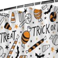 thumbnail image 3 of Trick or Treat Halloween Pattern Shower Curtain 36"x72" ,Bathroom Decorative Shower Curtains Set with 12 Hooks,Modern Waterproof Washable Shower Curtain, 3 of 6