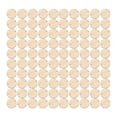 thumbnail image 2 of 100 Pieces Round Wooden Discs with Holes Birthday Board Tags and 100 Pieces 15 mm Rings for Arts and Crafts (3CM), 2 of 5