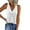 White, variant on Amoretu Womens Henley Tank Top V Neck Cami Knit Vest Shirts Blouse Black xl