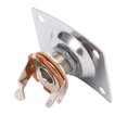 thumbnail image 1 of Guitar Output Jack Plate, Square Shape Guitar Jack Socket Plate Metal Compact Electric Guitar Jack Output Plate Fit For , For Telecaster, 1 of 7