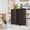 Dark Mocha, variant on Small Room Divider, Screen, Short Room Dividers and Folding Screens, Foldable Temperary Wall Partitions, 3 Panel Dark Mocha Space Separation Separator