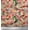 Dark Peach Orange, variant on Soimoi Green Cotton Duck Fabric Cat,Insect & Rose Buds Flower Printed Fabric 1 Yard 42 Inch Wide