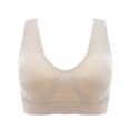 thumbnail image 2 of Yirtree Women's Seamless Comfortable Sports Bra with Removable Pads Shockproof Breathable Wireless Push-up Vest Bra Sport Underwear, 2 of 8