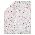 thumbnail image 5 of Bedtime Originals Blossom Pink Watercolor Floral 3-Piece Mini Crib Bedding Set, 5 of 7