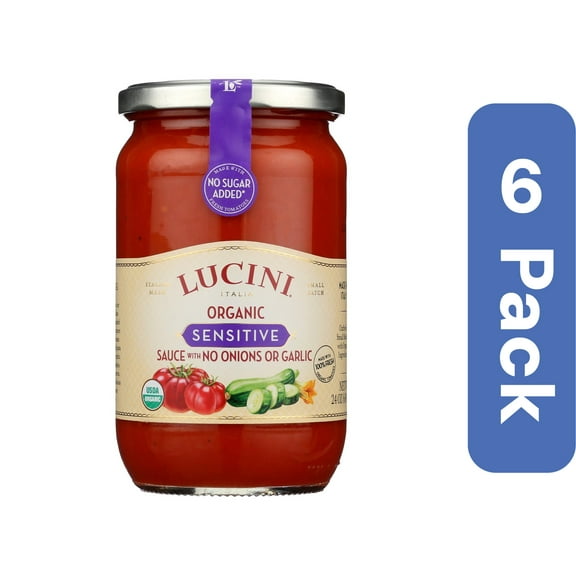 Lucini Tomato Sensitive Pasta Sauce 24 oz (Pack Of 6)