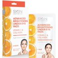 thumbnail image 1 of Skin Aesthetics Parches debajo de los ojos con vitamina C y colágeno - Reduce las ojeras, las arrugas y el brillo de las patas de gallo - Cuidado de la piel coreano probado por dermatólogos - Belleza, 1 of 5