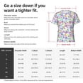 thumbnail image 4 of Bixox Men's Butterflies on Polka Dots Printed Short Sleeve Skinny Athletic T-Shirt, 4 of 6