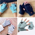 thumbnail image 7 of USB Heated Gloves Womens & Mens Winter Warm Full & Half Gloves 3 Heating Levels Knitted Gloves Hand Warmer for Indoor Outdoor Office, 7 of 7