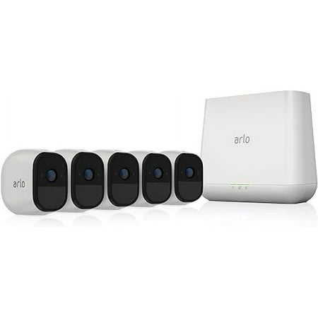 Pre-Owned arlo PRO Wireless Home Security Camera System HD Video VMS4530-100NAR - WHITE (Fair)
