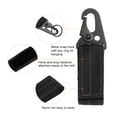 thumbnail image 4 of Uxcell Belt Keeper Key Ring, 4 pack Nylon Webbing Strap Gear Buckle Key Chain Black, 4 of 6