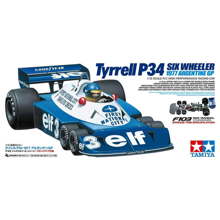 Tamiya 1 10 RC Tyrrell P34 6 Wheel 1977 Argentine Limited Edition TAM47486