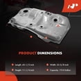 thumbnail image 4 of A-Premium Fuel Tank with Lock Ring & O-Ring Compatible with Toyota Highlander 2001-2003 & Lexus RX300 2001-2003, Replace# 77001-48060, 4 of 8