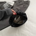thumbnail image 4 of Bolso Mano Cuero PU para Mujer Bolso Hombro Tejido Anudado Bolso Compras (Negro), 4 of 9