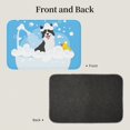 thumbnail image 2 of Pofeuu Collie in Bathtub Print Hem Mat 40x60 - Multipurpose Doormat for Indoor & Outdoor Use - Welcome Your Guests with our Entrance Mat, 2 of 6