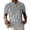 Gray#147, variant on Men's Fashion Solid Short Sleeve Polos Shirts with Jacquard Lapel for Casual Wear White XXL