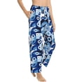 thumbnail image 2 of Xecao Evil Eye Women's Straight Lounge Pajama Pants: The Epitome of Relaxed Sleepwear, 2 of 9