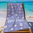 thumbnail image 3 of Custom Beach Towel, Personalized Pool Towel, Bachelorette Bridesmaid Gifts, Custom Name Pool Towels, Kids Beach Towel, 3 of 7