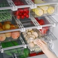 thumbnail image 3 of Organizador de Cajones del Refrigerador, Organizador de Extracción de Refrigerador Conveniente Colgando para Bebidas, 3 of 7