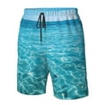 thumbnail image 4 of Fotbe Crystal Clear Ocean Waves Trajes de Baño Estampados para Hombre, Shorts de Verano de Secado Rápido, Ropa de Playa, Bañadores-XX-Large, 4 of 6