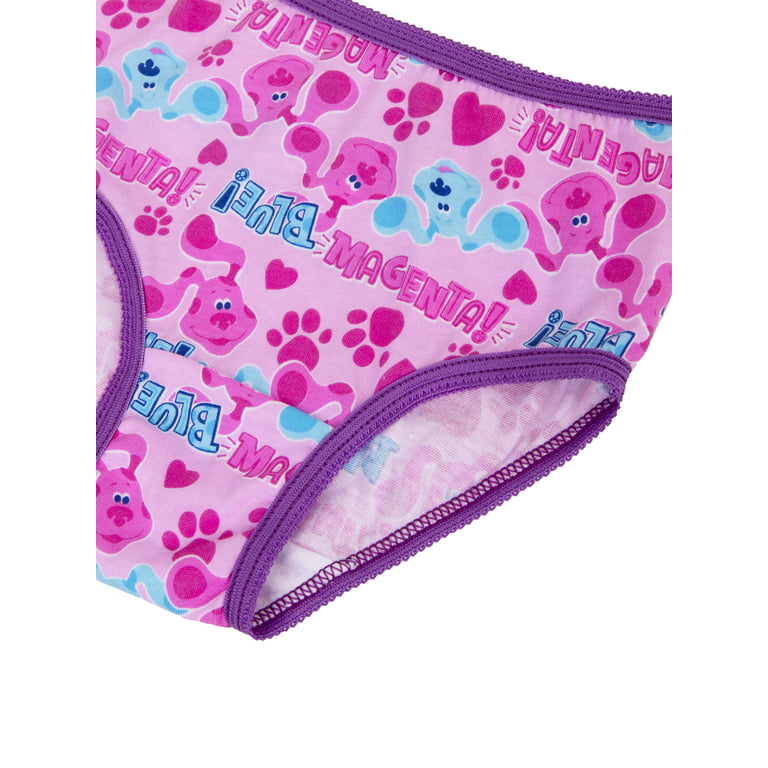 Blues Clues Toddler Girls' Underwear, 6 Pack Sizes 2T-4T 