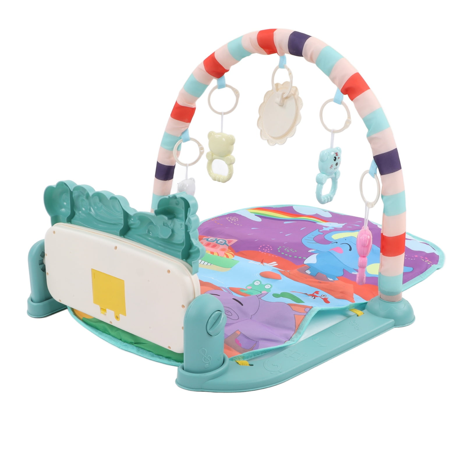Yajisi Baby Play Piano Gym Mat Multifunction Educational Detachable Kick and Play Activity Center for Newborn Toddler Infant (29.5 inches / 75 cm)