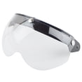 thumbnail image 2 of Visera para casco retro universal con 3 broches a prueba de viento, protección solar, visera para casco de motocicleta de media cara, 2 of 8