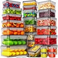 thumbnail image 1 of Juego de recipientes de almacenamiento de alimentos HOMETALL, 52 piezas, herméticos, 1 of 7
