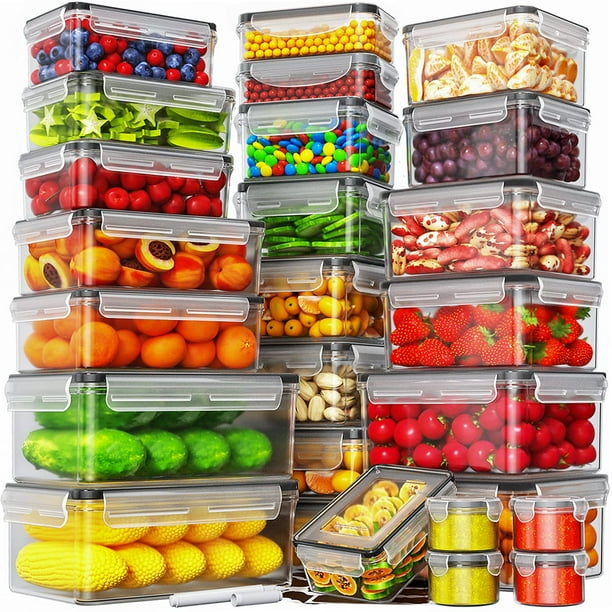Juego de recipientes de almacenamiento de alimentos HOMETALL, 52 piezas, herméticos