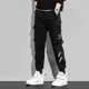 thumbnail image 3 of Pantalones para hombre, forro polar, color negro, pantalones cargo de invierno para hombre, ajustados, elásticos, informales, estilo Harajuku, de nailon, holgados, de alta calidad, 3 of 5
