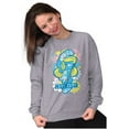thumbnail image 4 of Retro Sassy Smurfette Love Corp Women Plus Size Sweatshirt Brisco Brands 5X, 4 of 5
