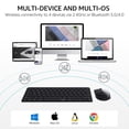 thumbnail image 2 of Combo de teclado y ratón Rapoo 9010M Wireless Bluetooth 5.0, 2 of 9