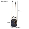 thumbnail image 2 of FORMRS Crossbody Bag for Women Quilted Travel Shoulder Cell Phone Purse with Chain Strap Handbag, Starry Night Pattern, 2 of 7
