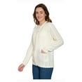 thumbnail image 6 of Turtle Bay New York Women's Button Front Pointelle Cardigan Sweater, 6 of 6