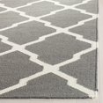 thumbnail image 3 of Safavieh Dhurries Grey Contemporary Rug - Square 6', 3 of 4