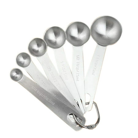 

12PCS Measuring Spoons Stainless Steel Metal Kitchen Measuring Tools Set for Cooking Baking for Dry or Liquid