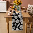 thumbnail image 2 of Black Starfish Coastal Table Runner 72 Inches, Shell Coral Summer Beach Nautical Ocean Bed Runner Dresser Scarves Tabletop for Indoor Outdoor Parties/Ceremony/Banquet, 14" x 72", 2 of 9