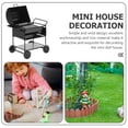 thumbnail image 3 of OUNONA Tiny Miniature Grill Model Prop Black Iron 1Pcs, 3 of 8