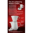 Melitta® PourOver? Porcelain Brewer 6 Cup Coffee Maker Box