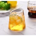 thumbnail image 4 of 2 Pcs Drinking Glasses Set - 9.5 oz Modern Kitchen Drinking Glasses- Unique Glassware for Weddings, Cocktails, Glass Cup Coffee Mug, 4 of 4