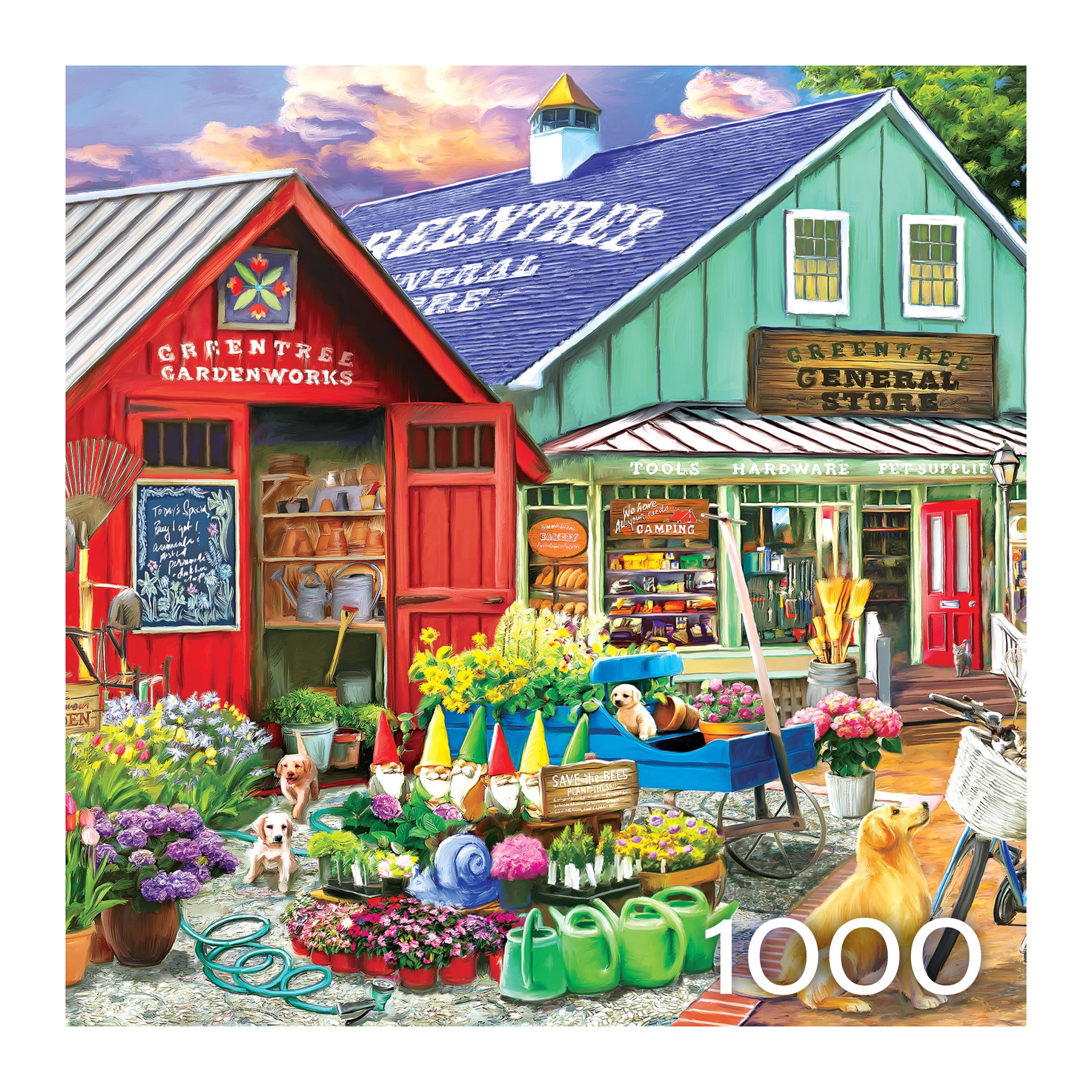 RoseArt Hobby Haven Greentree Garden Center - 1000 Piece Jigsaw Puzzle