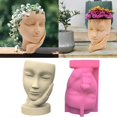 thumbnail image 2 of Succulent Plant Pots Silicone Mold Jewelry Storage Boxes Resin Mold DIY Face Holding Girl Flower Pot Pen Holder Mold, 2 of 4