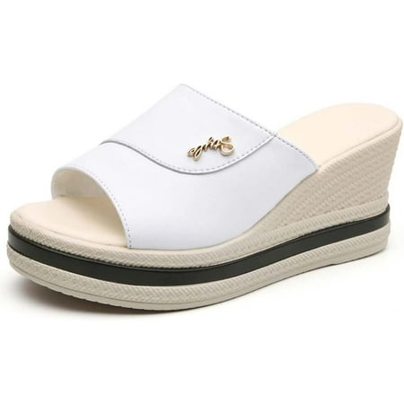 

Womens Platform Sandals Comfortable Walking Orthopedic Slippers Ladies Arch Support Sandals