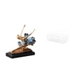 thumbnail image 1 of Figura decorativa de bailarina de ballet, estatua de bailarina, regalo para escritorio, con cestas colgantes, estantes, organizador de metal para baño, 1 of 8