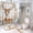 style-902, variant on 4 Piece Bathroom Shower Curtain Sets Watercolor Deer Wreath Decor Bathroom Sets with Shower Curtain and Rugs 4 Piece Baby Floral Crown Animals Bathroom Shower Curtains Sets